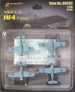MERIT 1/200 美國 F4F-4 野貓 戰鬥機 